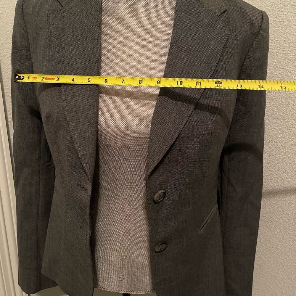 Vintage The Limited Grey “Perfect Travel” Suit Blazer - Sz 4 - Picture 7 of 9
